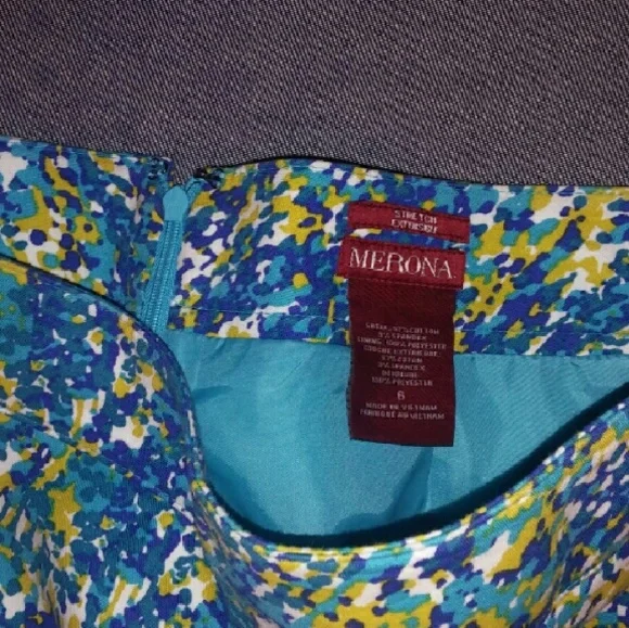 Merona Multycolored Pencil Skirt Size 6 - Picture 2 of 4